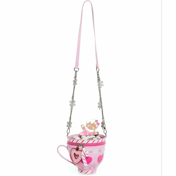 New✨️Heart Teacup Hot Cocoa Purse - Picture 11 of 12